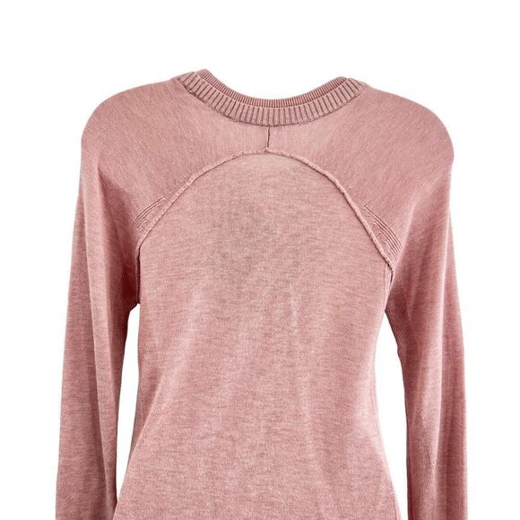 Lululemon Sunshine Coast Long Sleeve Heathered Mink Berry Women's Size 2 - Picture 8 of 10